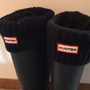 Hunter Black Sock Liner for boots l